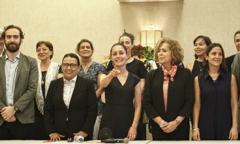 Claudia Sheinbaum presentará el lunes a su equipo de trabajo