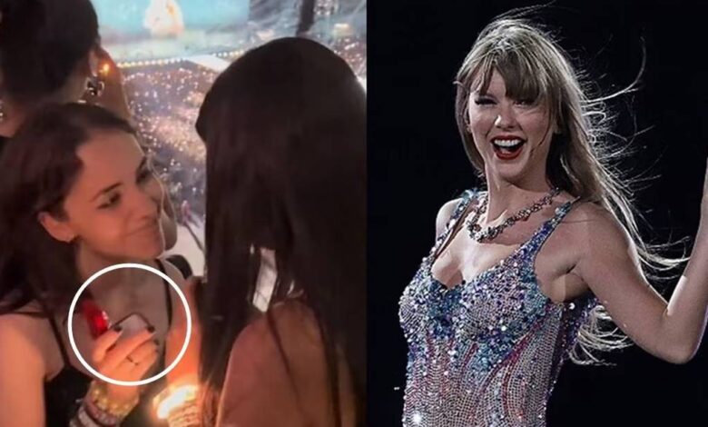 "Swifties" se comprometen en concierto de Taylor Swift en Brasil