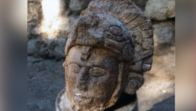 INAH descubre 'cabeza humana' en Chichén Itzá