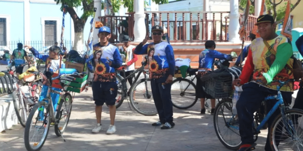 "Cumpliendo promesas": Guadalupanos llegan a Campeche en su camino hacia Chemax, Yucatán