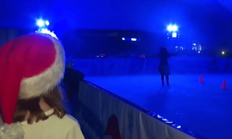 La única pista de hielo para esta temporada navideña