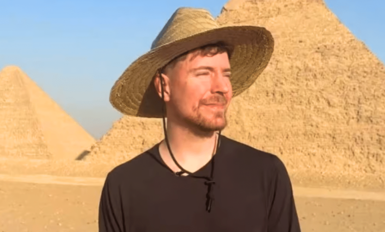 MrBeast alquila icónicas pirámides de Egipto por 100 horas