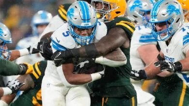Horarios y canales para ver el Detroit Lions vs Green Bay Packers