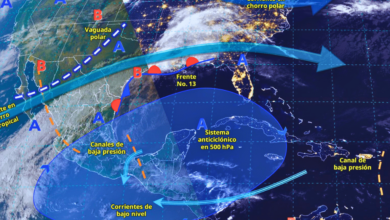 Se pronostican chubascos en entidades del noroeste, norte, noreste y sureste del país