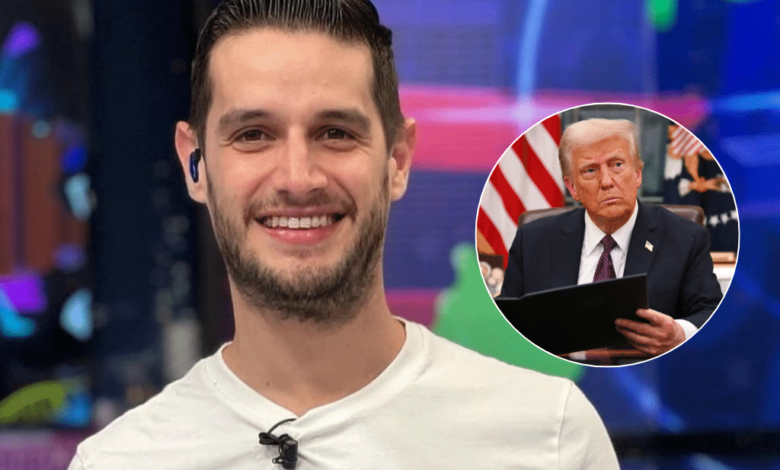 Adrián Marcelo muestra apoyo a Trump