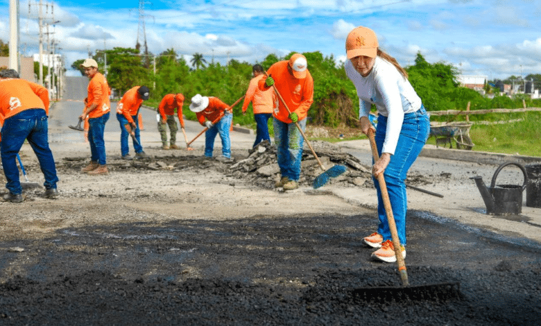 Biby Rabelo arranca 2025 con un fuerte compromiso en el programa de bacheo