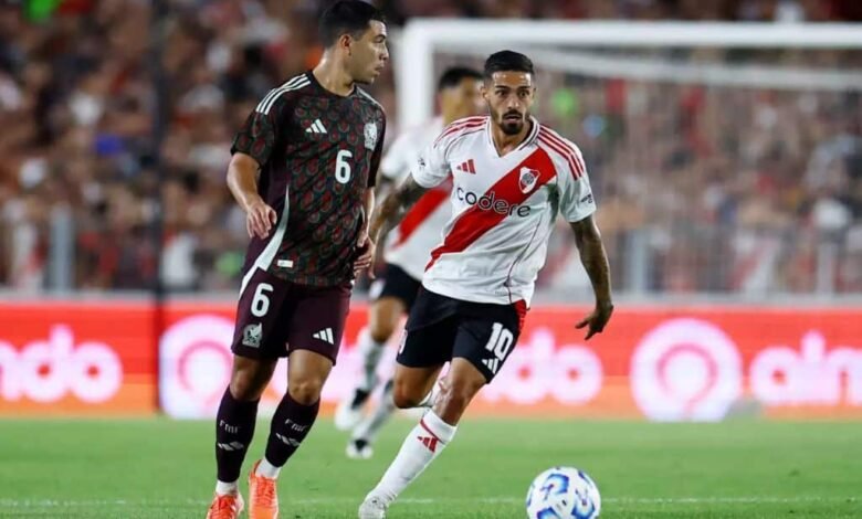 México cae 2-0 ante River Plate en cierre de su minigira por Sudamérica