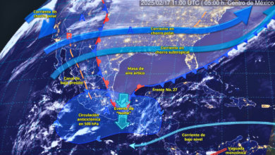 Fuertes lluvias azotarán el oriente, sur y sureste del país
