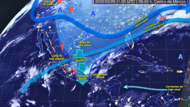 Frente Frío No. 28 traerá norte intenso en el Golfo de México y Tehuantepec