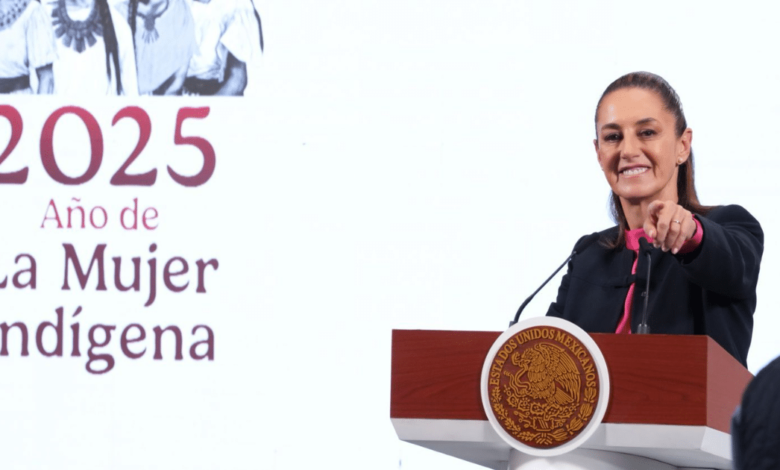 Presidenta Claudia Sheinbaum en conferencia mañanera