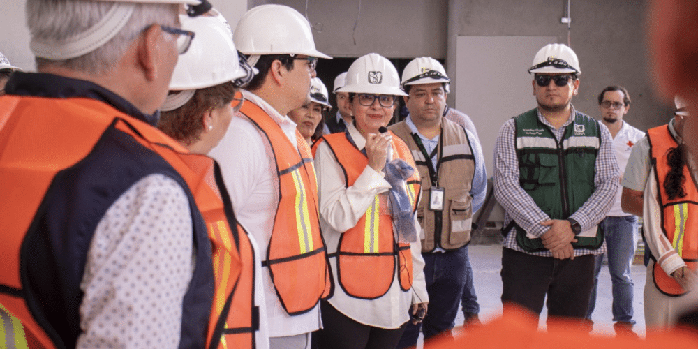 IMSS Campeche Autoridades supervisan avances del Hospital Materno Infantil