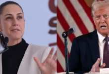 Imagen editada de Claudia Sheinbaum y Donald Trump