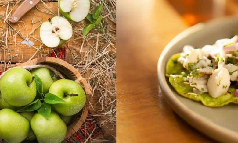 Prepara un ceviche de manzana, ¡sencillo de preparar y bajo en calorías!