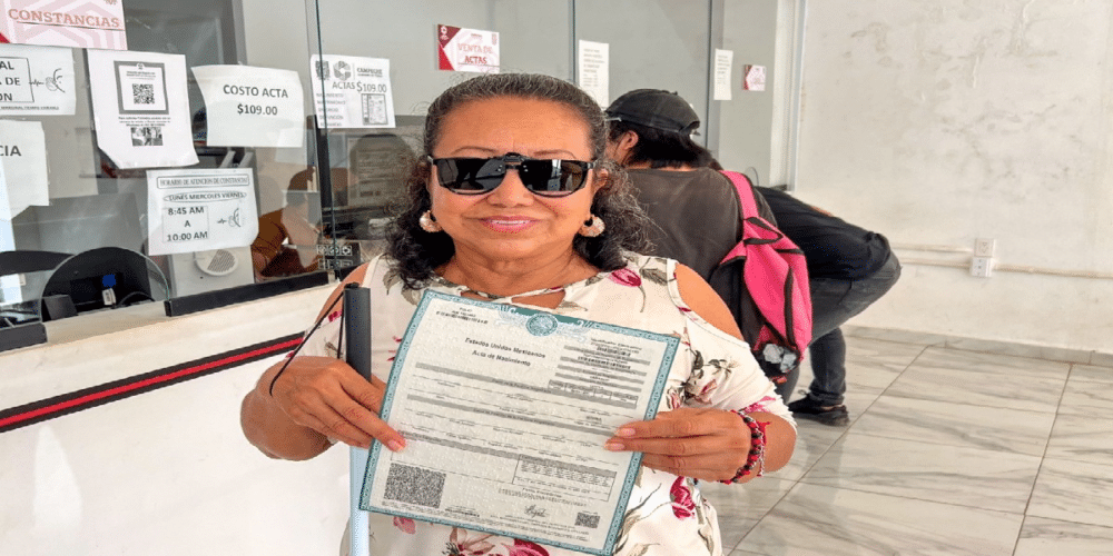 Actas de nacimiento ya no caducarán en Campeche