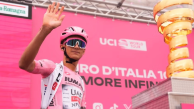Isaac del Toro mantiene el liderato en el Giro de Italia y sube al podio en la etapa 13 (Foto por las cuenta de X: @giroditalia)