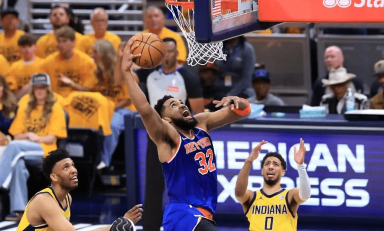 Karl-Anthony Towns lidera épica remontada de Knicks ante Pacers en las Finales del Este (Foto por The Athletic NBA Staff)