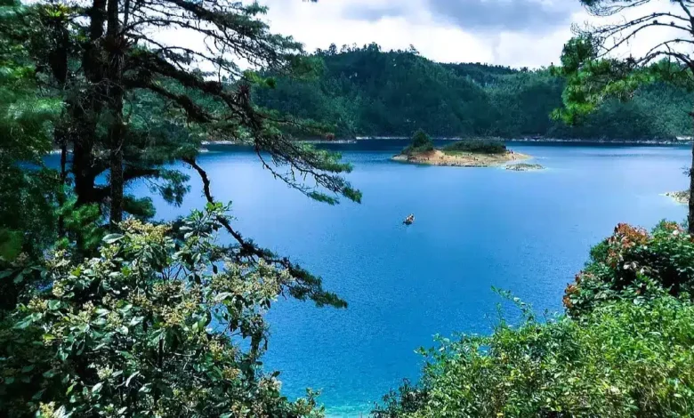 Lago Pojoj y su peculiar isla de orquídeas, en Chiapas