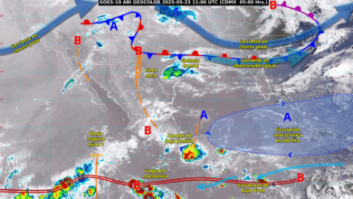 Lluvias intensas en Oaxaca y Chiapas