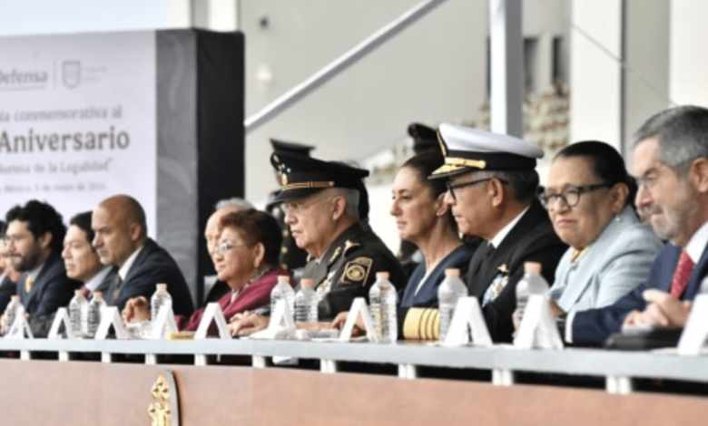 Presidenta de México, preside la ceremonia conmemorativa al105 Aniversario de la Columna de la Legalidad, en el Heroico Colegio Militar