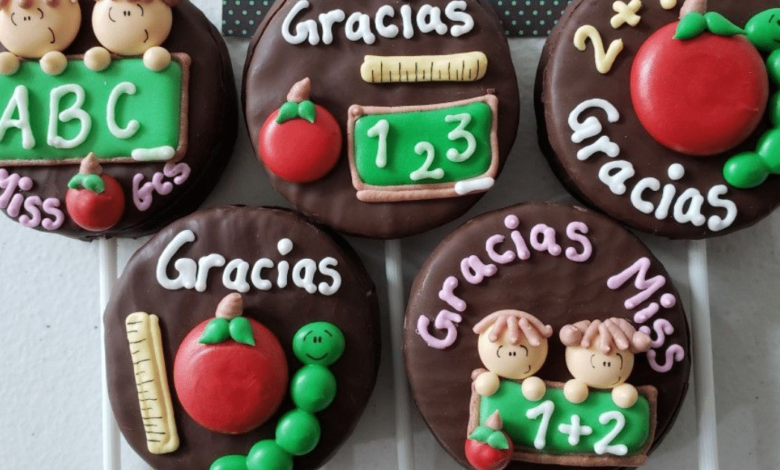 Recetas de regalos comestibles para sorprender a los maestros el 15 de mayo (Foto por The Candy Planner)