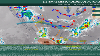 Clima de hoy lunes, 02 de Junio de 2025