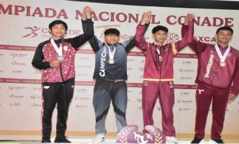 Campeche brilla en el Judo de la CONADE 2025 con siete medallas en el primer día