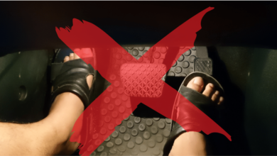 Conducir con chanclas o descalzo un riesgo legal y de seguridad en México