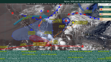 Lluvias puntuales muy fuertes en Guerrero e intensas en diferentes zonas de México