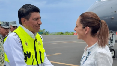 Presidenta Sheinbaum promete apoyos directos a comunidades afectadas por Erick