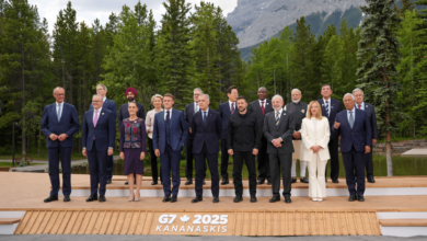 Presidenta Sheinbaum propone desde el G7 una cumbre global por el bienestar económico (Foto por Cuartoscuro)