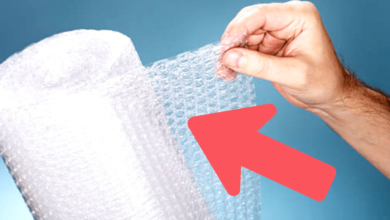 Reutiliza el plástico burbuja en casa del empaque a un aliado doméstico