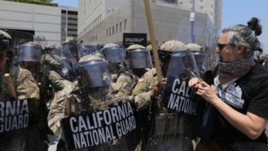 Toque de queda parcial en Los Ángeles por protestas contra redadas migratorias (Foto por Xinhua)