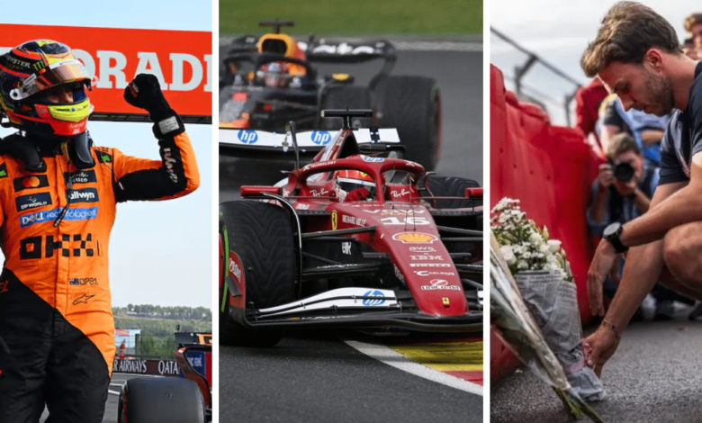 Oscar Piastri gana sin fisuras y consolida su posición como aspirante al campeonato en un GP de Bélgica con duelo cerrado por la tercera posición y un emotivo homenaje.