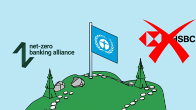 Famoso banco británico se desvincula de alianza climática bancaria y replantea su estrategia hacia el cero neto