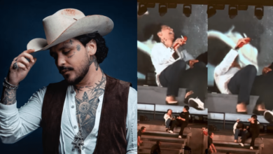 Fans reaccionan al ver a Christian Nodal ebrio durante su show