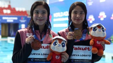 Lia y Mia Cueva ganan Bronce en Campeonato Mundial, las más jóvenes en hacerlo