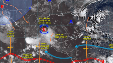 Lluvias puntuales intensas amenazan a cuatro estados del país