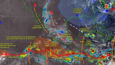 Pronostican lluvias intensas en sureste de México
