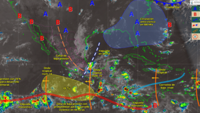 Pronostican lluvias intensas y calor extremo en gran parte de México este 26 de julio