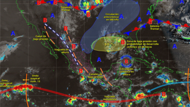 Pronostican lluvias muy fuertes en Michoacán, Guerrero y Oaxaca