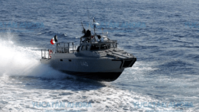 Rescatan a cuatro náufragos frente a costas de Campeche uno llevaba siete días atrapado en altamar