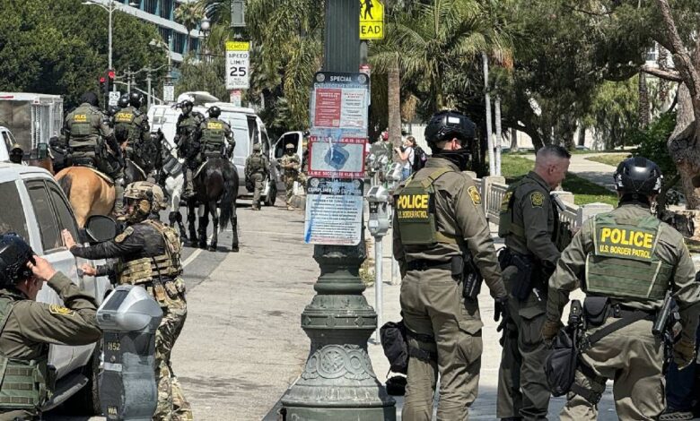 Tensión en Los Ángeles por operación de agentes federales (Foto de internet)