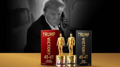 Trump promueve su nueva fragancia, "Victory" (Foto de internet)