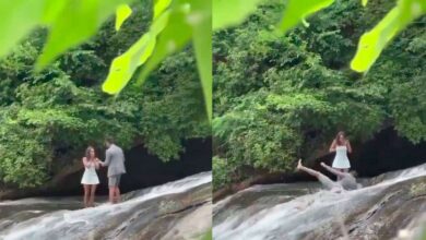 Propuesta de Matrimonio en Cascada