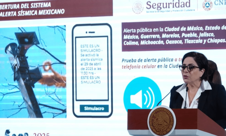 Alerta sísmica sonará en más de 80 millones de celulares en simulacro histórico del 19 de septiembre