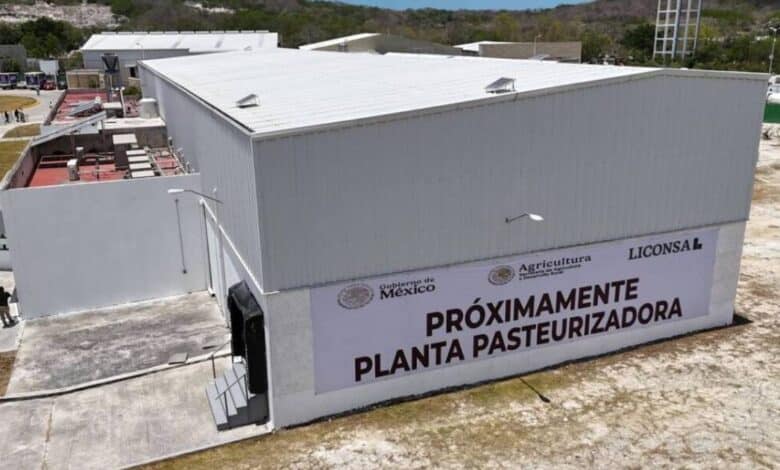 Construcción de planta de leche en Campeche avanza