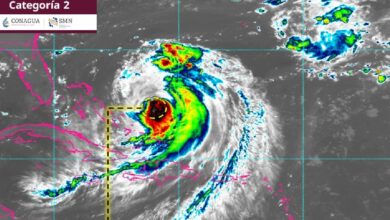 Clima de hoy, huracán Erin se intensifica a huracán categoría 2 (Foto de internet)