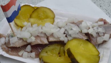 El arenque crudo, símbolo del sabor holandés