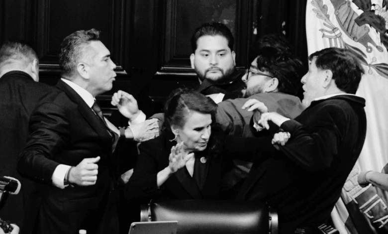 El exgobernador de campeche Alito Moreno justifica el altercado con Fernandez Noroña en el Senado