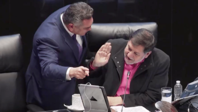 Alito Moreno y Fernández Noroña protagonizan pelea en el Senado durante entonación del Himno Nacional